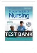 TEST BANK FOR FUNDAMENTALS OF NURSING 10TH EDITION BY BY CAROL TAYLOR, PAMELA LYNN & JENNIFER L BARTLETT, ALL CHAPTER 1-47, A+ GUIDE GUARENTEED SUCCES