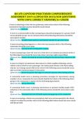 RN ATI CAPSTONE PROCTORED COMPREHENSIVE ASSESSMENT 2019 A (UPDATED 2025) NGN QUESTIONS WITH 100% CORRECT ANSWERS/A+ GRADE