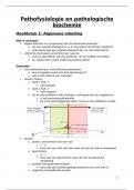 Samenvatting -  Pathofysiologie en pathologische biochemie (1025FBDDIE)