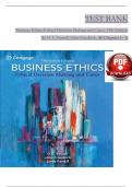 TEST BANK For Business Ethics Ethical Decision Making and Cases, 13th Edition By O. C. Ferrell, John Fraedrich, Verified Chapters 1 - 12, Complete Newest Version