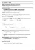 Samenvatting Chemie: 1Ba IIW UHasselt