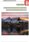 TEST BANK For Auditing & Assurance Services: A Systematic Approach, 11th Edition By William Messier Jr, Steven Glover, Verified Chapters 1 - 21, Complete Newest Version