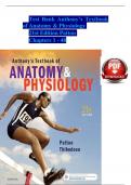 TEST BANK For Anthony’s Textbook of Anatomy and Physiology, 21st Edition by Patton, Verified Chapters 1 - 48, Complete Newest Version