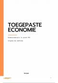 Samenvatting toegepaste economie 3TSO examencommissie 2025