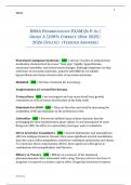 HOSA PHARMACOLOGY EXAM QS & AS | GRADE A |100% CORRECT (NEW 2025/ 2026 UPDATE)  (VERIFIED ANSWERS)