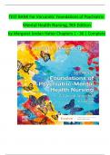 TEST BANK For Varcarolis' Foundations of PsychiatricMental Health Nursing, 9th Edition  by Margaret Jordan Halter Chapters 1 - 36 | Complete