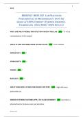  BIOS242/ BIOS 242  LAB PRACTICUM: FUNDAMENTALS OF MICROBIOLOGY | QS & AS| GRADE A| 100% CORRECT (VERIFIED ANSWERS)- CHAMBERLAIN  (NEW 2025/ 2026 UPDATE)