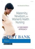 Test Bank for Maternity Newborn and Women’s Health Nursing A Case-Based Approach 1st Edition  O’Meara #