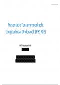 Case uitwerking (Presentatieslides) Onderzoekspracticum longitudinaal onderzoek (PB1712) 