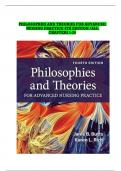 TEST BANK Philosophies and Theories for Advanced Nursing Practice 4th Edition by Butts & Rich, All Chapters 1-26 Chapters Covered, Verified Latest Newest 2024 Edition ISBN 9781284228823 Pdf