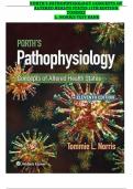 TEST BANK For Porth's Pathophysiology Concepts of Altered Health States 11th Edition by Tommie L. Norris, Verified Chapters 1 - 52, Complete Newest Version; Grade A+