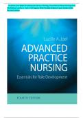 Complete Test Bank for Advanced Practice Nursing- Essentials for Role Development 4th Edition Lucille A. Joel- All Chapters With Verified Solution Latest Update 2025 Revised Edition