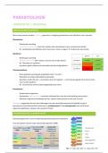 Samenvatting -  Parasitologie (OG6019)