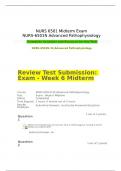 NURS 6501 Midterm Exam NURS-6501N Advanced Pathophysiology Questions & answers