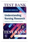 TEST BANK for Understanding Nursing Research Evidence-Based Practice 8th Edition by grove