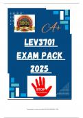 LEV3701 EXAM PACK 2025