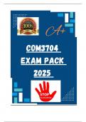 COM3704  EXAM PACK   2025 