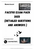 FAC3701 EXAM PACK 2025  {DETAILED QUESTIONS AND ANSWERS }