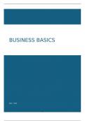 Samenvatting business basics