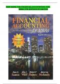 FINANCIAL ACCOUNTING FOR MBAS 8TH EDITION EASTON TEST BANK