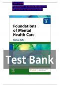 FOUNDATIONS OF MENTAL HEALTH CARE 8TH EDITION MORRISON-VALFRE TEST BANK