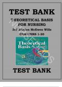 test bank for theoretical basis for nursing 3rd edition by Melanine McEwen, Evelyn . wills   978-1605473239 covering all the chapters graded A +