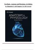 Test bank for Anatomy and Physiology 1st Edition by Elizabeth Co All 1-28 Chapters Covered ,Latest Edition