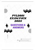 PVL2601 EXAM PACK 2025 QUESTIONS WITH ANSWERS