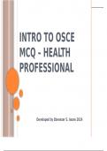 OSCE Health Care Professional Station 