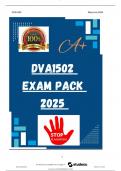 DVA1502  EXAM PACK  2025 