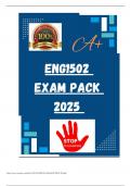 ENG1502  EXAM PACK  2025 