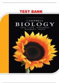 Test Bank - Campbell Biology, 11th Edition  REECE  Chapter 1-56 | All Chapters