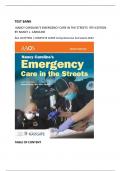 Test Bank For  Nancy Caroline’s Emergency Care in the Streets, 9th Edition (Mejia, Alfonso , 2025) All Chapters 1-53| Newest Edition 