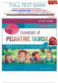 FULL TEST BANK      For Wong's Essentials of Pediatric Nursing 10th Edition by Marilyn J. Hockenberry PhD Latest Update Graded A+     