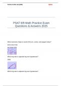 PSAT 8-9 Math Practice Exam Questions & Answers 2025