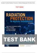 Complete Test Bank Radiation Protection in Medical Radiography 9th Edition Sherer Questions & Answers with rationales (Chapter 1-16) LATEST 2025