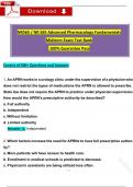 NR 565 Midterm Exam Test Bank / NR565 Advanced Pharmacology Questions with Answers (2025 / 2026) (Verified Answers)- Chamberlain