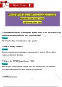 NR 565 Midterm Exam Study Guide / NR565 Advanced Pharmacology Questions with Answers (2025 / 2026) (Verified Answers)- Chamberlain