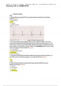 RELIAS DYSRHYTHMIA BASIC TESTBANK ANSWERS 2024-2025 DYSRHYTHMIA –BASIC A&B