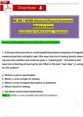 Midterm Exam: NR 509/ NR509 Advanced Physical Assessment Midterm Exam Questions with Verified Answers (Latest 2025/ 2026)- Chamberlain