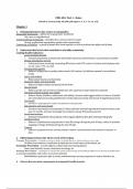 CMN 420- Test 1 - Notes - EXAM 1 Community Health (Chapters 1-5, 7-9, 11-13)