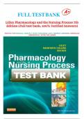 Test Bank for Lilley Pharmacology, and the Nursing Process 7th Edition by Linda Lane Lilley, Shelly Rainforth Collins & Julie S. Snyder // 9780323529495 //All Chapters included| LATEST