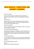 N590 MODULE 2 QUESTIONS AND CORRECT ANSWERS