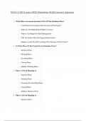 WGU C182 Latest 2025 Questions With Correct Answers 