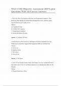 WGU C182 Objective Assessment 2025 Latest Questions With All Correct Answers 