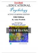 Test Bank for Educational Psychology: Active Learning Edition 14th Edition By Anita Woolfolk