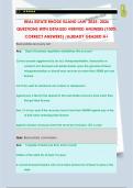 REAL ESTATE RHODE ISLAND LAW 2025- 2026  QUESTIONS WITH DETAILED VERIFIED ANSWERS (100%  CORRECT ANSWERS) /ALREADY GRADED A+