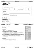 A-Level AQA 2024 Business Paper 1