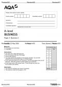 A-Level AQA 2024 Business Paper 2