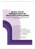 Scriptie proactieve zorgplanning 